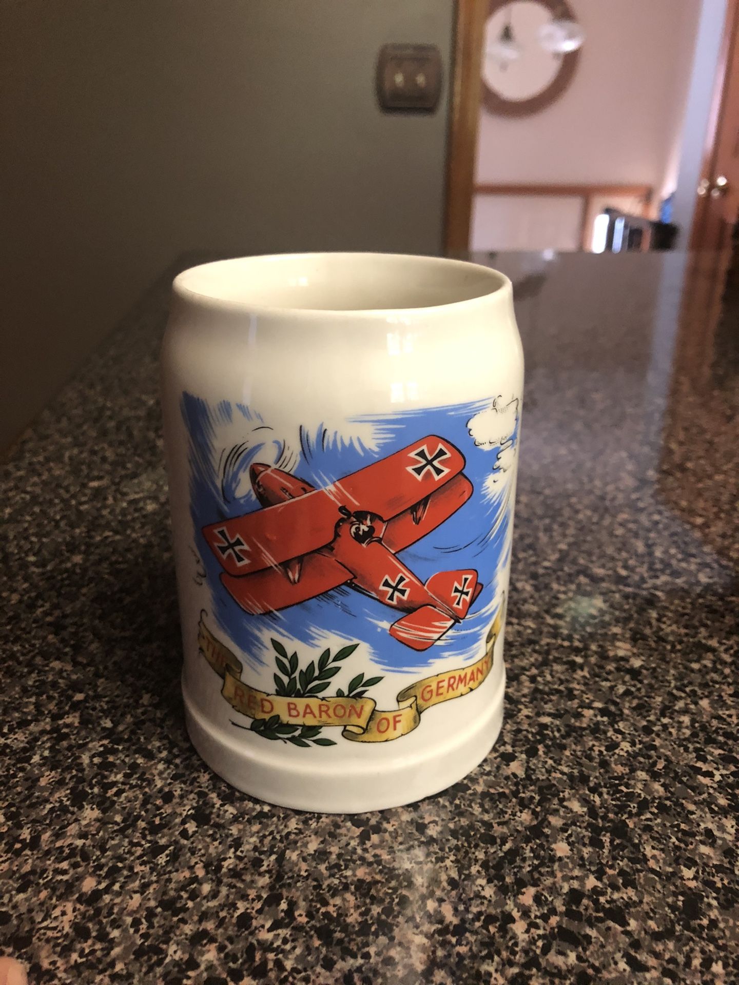 Red Baron of Germany stein / mug
