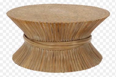 Sheaf of Bamboo Coffee Table Attributed to McGuire