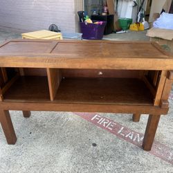 Solid wood Console / Mesa de madera sólida