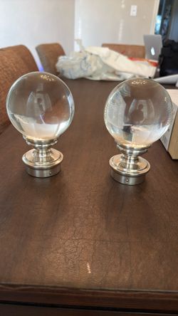 Restoration Hardware Classic Ball Finial Silver