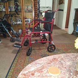 MEDLINE TRANSPORT WHEELCHAIR