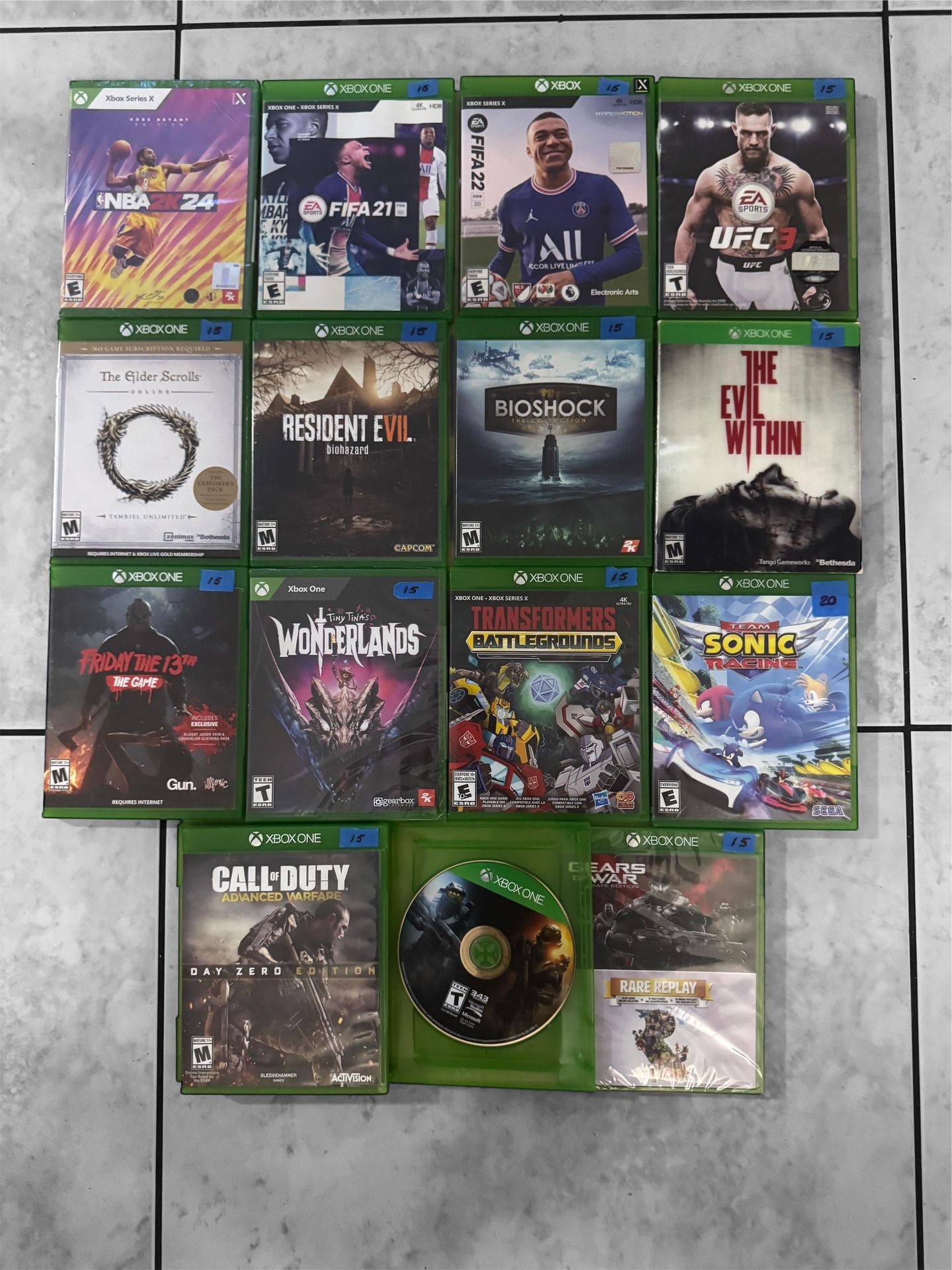 Xbox One Games — $15