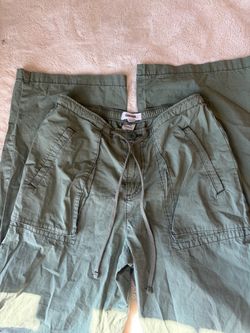 Garage Olive Green Cargo Pants | XS