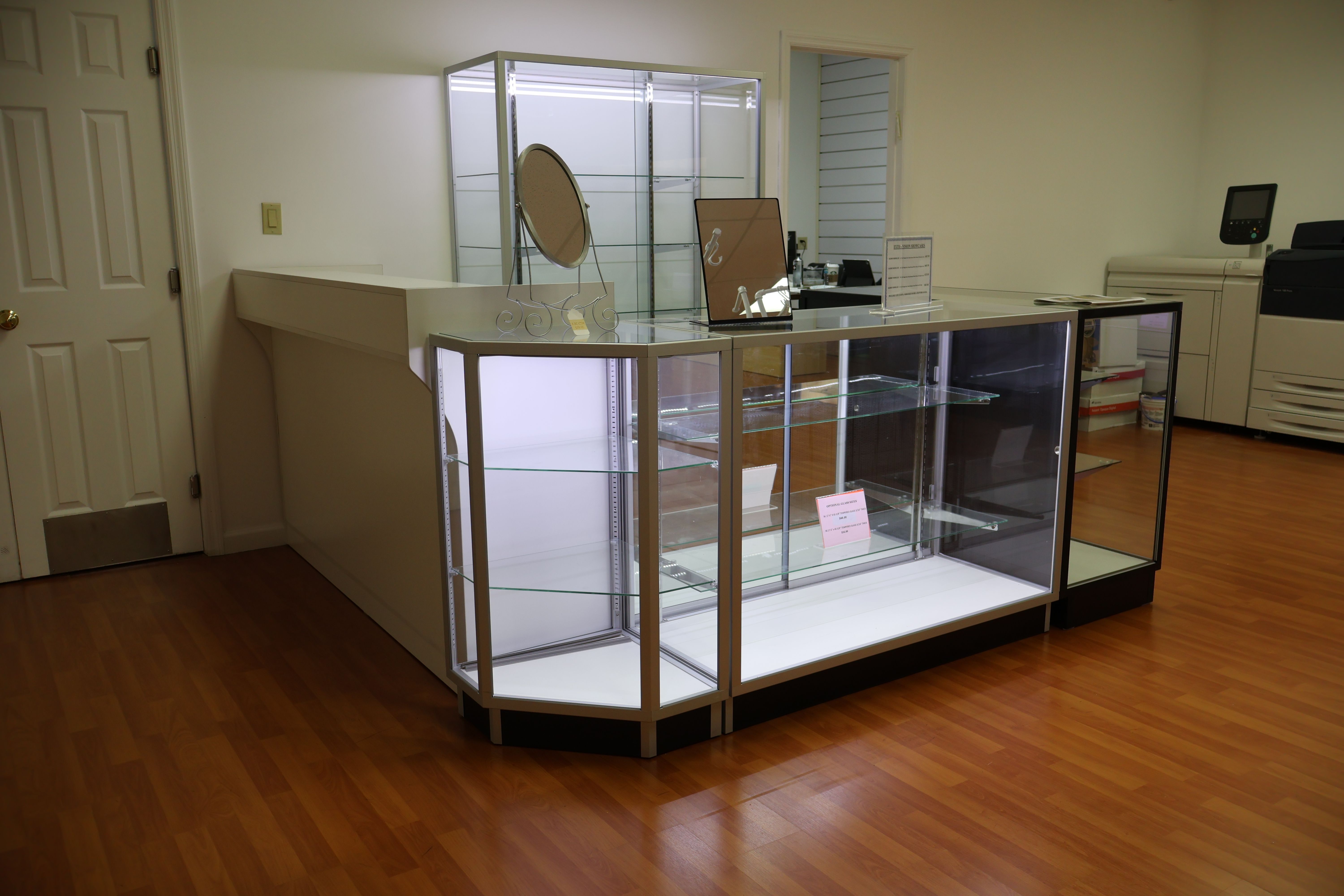 SlatWall, Display Cases, and more
