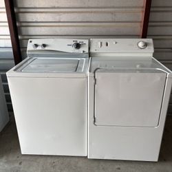 White Kenmore Washer And Maytag Electric Dryer