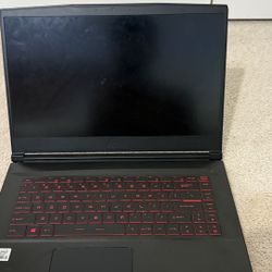 msi gaming laptop nivida 1650 and 256 gb and 8gb ram and i5