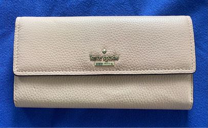 Kate Spade New York Leather Pale PinkTrifold Wallet - Excellent Condition
