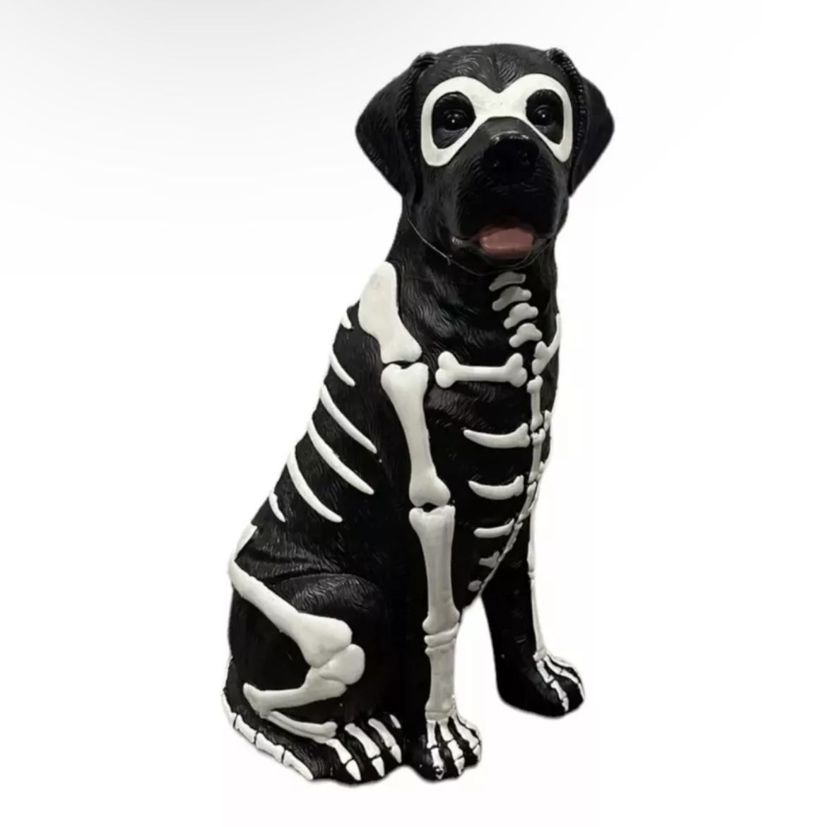 Black Lab Halloween Dog Blow Mold 2024 Labrador 2.5 Ft Glow in Dark