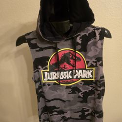 Jurassic Park Camo Hoodie. N. Jones And Horse 
