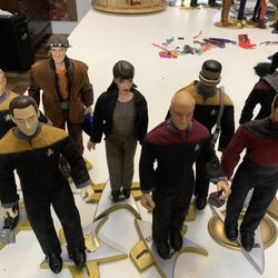 Star Trek Next Generation 9” action figures (sold as a set)