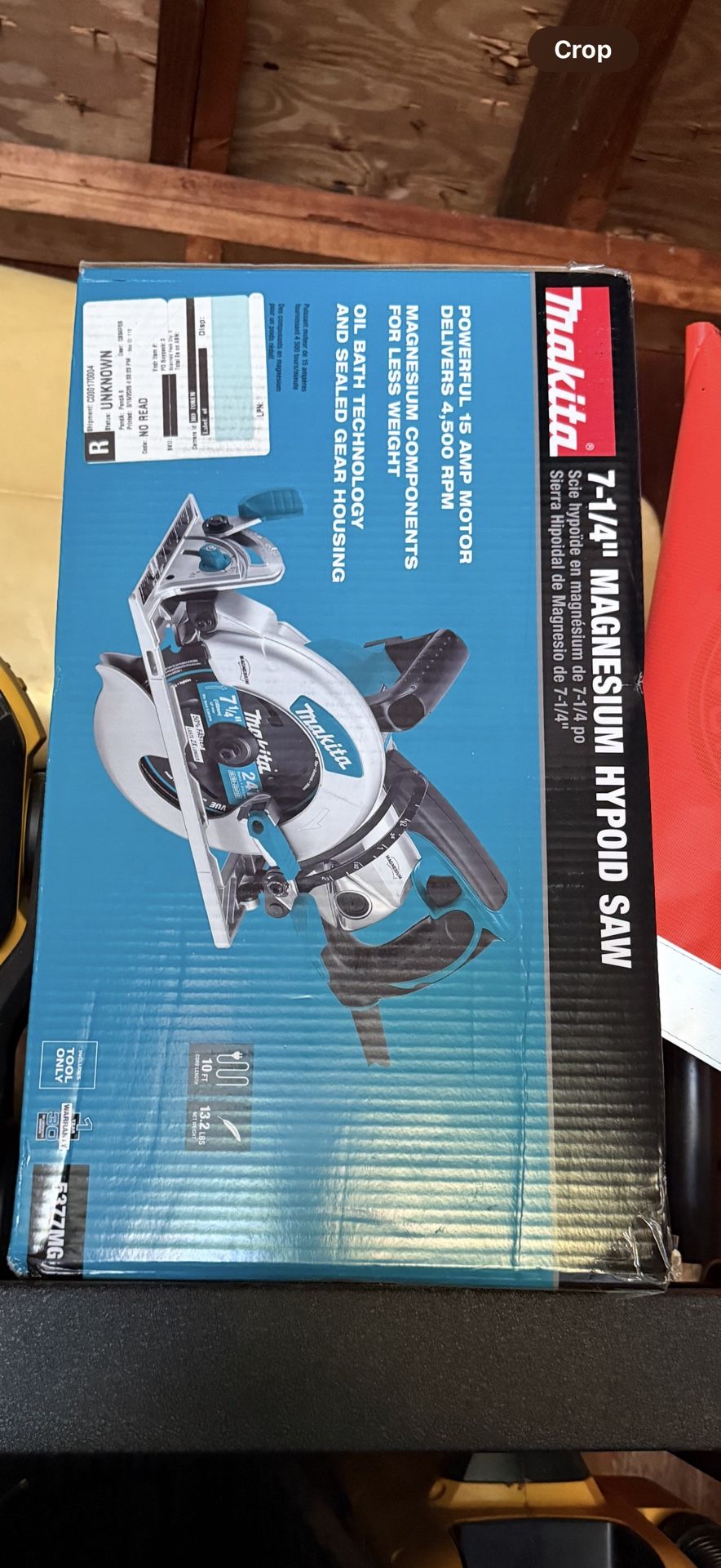 Makita 7 1/4 Magnesium Hypoid Saw
