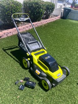 Ryobi 40V HP Brushless Lawnmower 20” push with charger