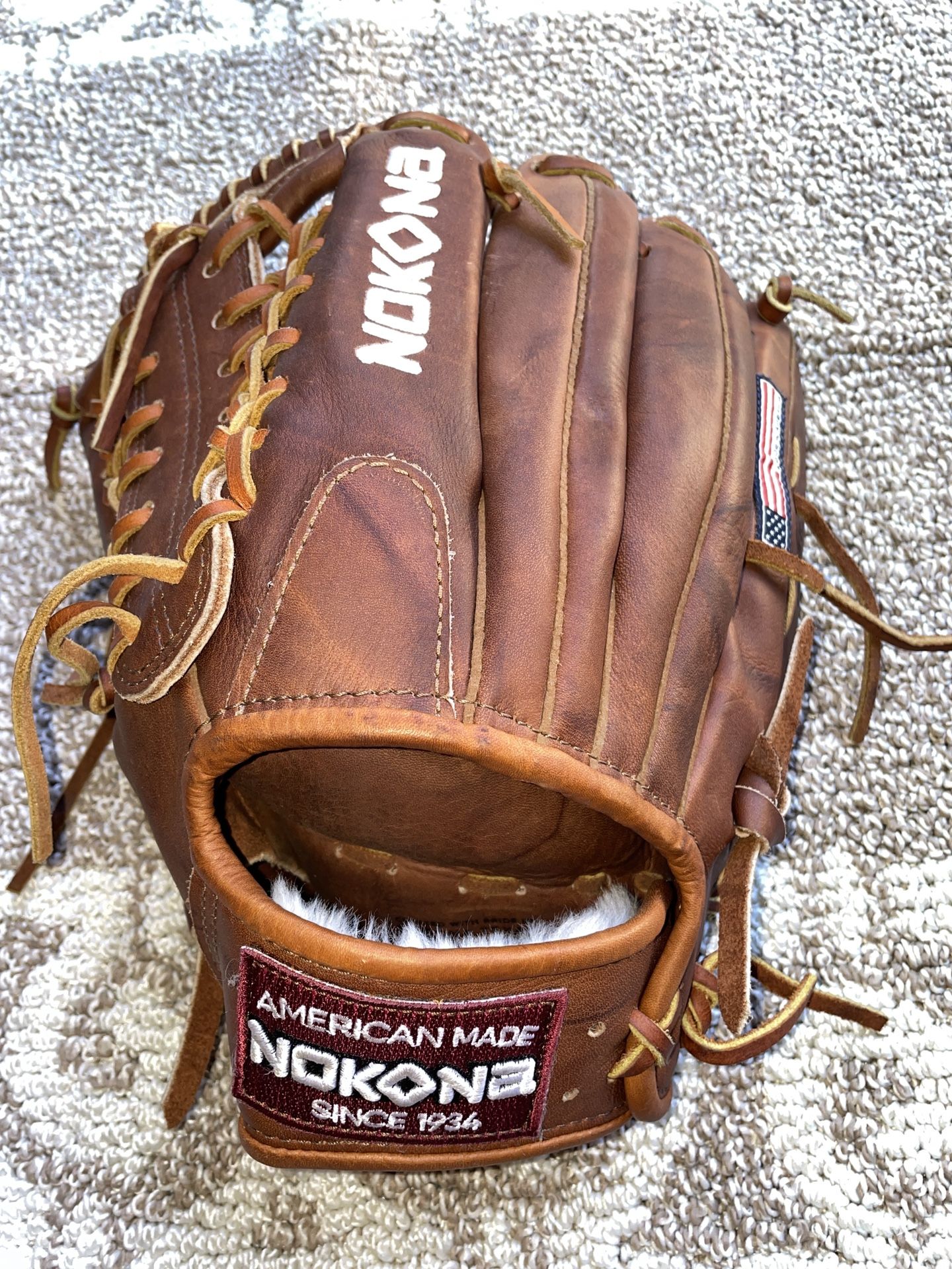 Nokona Left 12 3/4 Outfeild Glove Brand New !