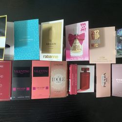 Assorted Perfume Samples (12 Vials & 1 Rollerball)