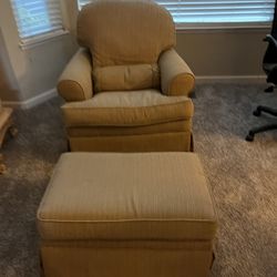 Couch Chair With Ottoman 