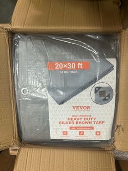 Heavy Duty Tarp - VEVOR 20x30 ft Waterproof Cover