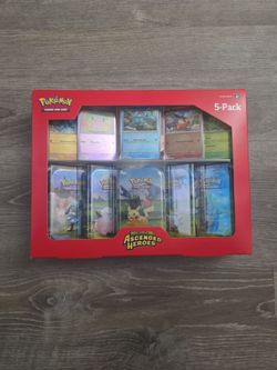 Ascended heroes 5 pack tins