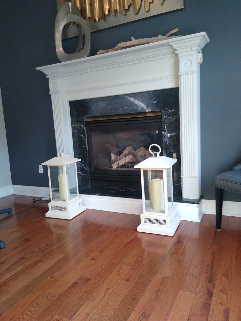 Two Dura Flame Flickering Lantern Heaters