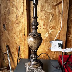 Vintage Antique Lamp Marble