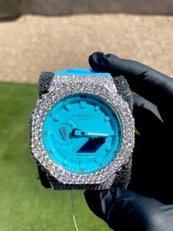 *PRICE FIRM* Tiffany edition bussdown moissanite g shock