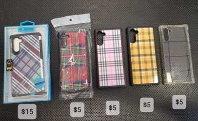 Samsung Note 10 Plaid Phone Cases 