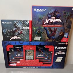Magic The Gathering Marvel Spider-Man Bundle, Scene, & Web-Slinger’s Kit