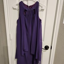 Purple Sleeveless Dress