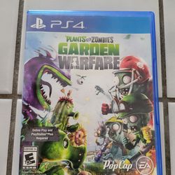 Plants VS. Zombies Garden Warfare PS4