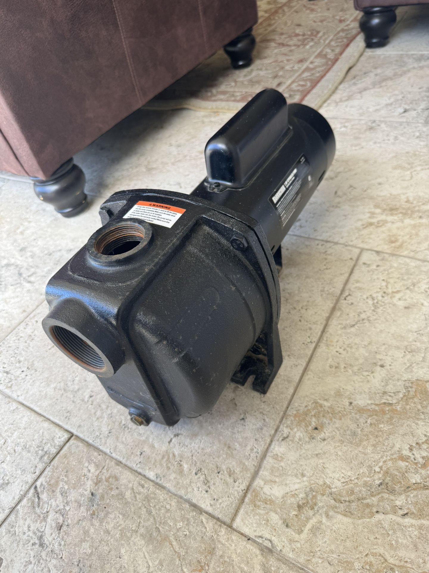 Barracuda Sprinkler Pump 2HP and 230 V AC