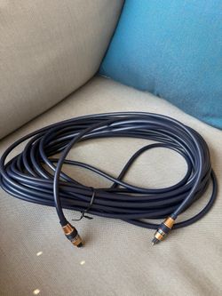 Long Optical Toslink Audio Cable- gold