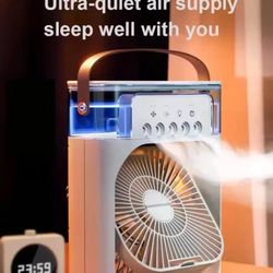 3 In 1 Fan Air Conditioner Household Small Air Cooler  Portable Humidifier