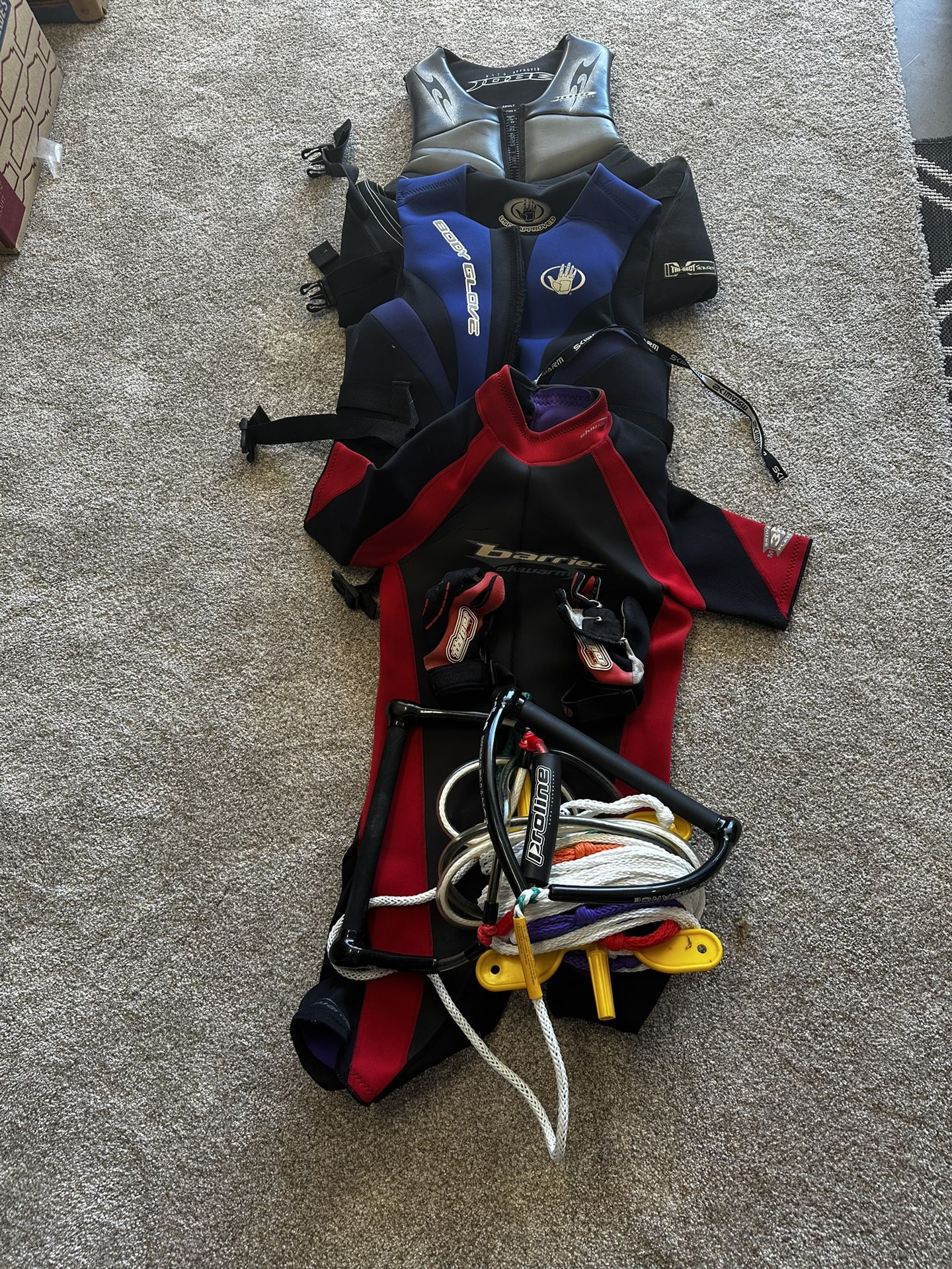 Water Ski Life, Jackets, And Everything You See In The Picture