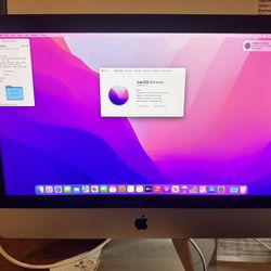 Imac (21.5in) with keyboard works great