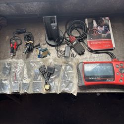 Snap On Solice  Pro Scanner With All Adapters (parts Only)