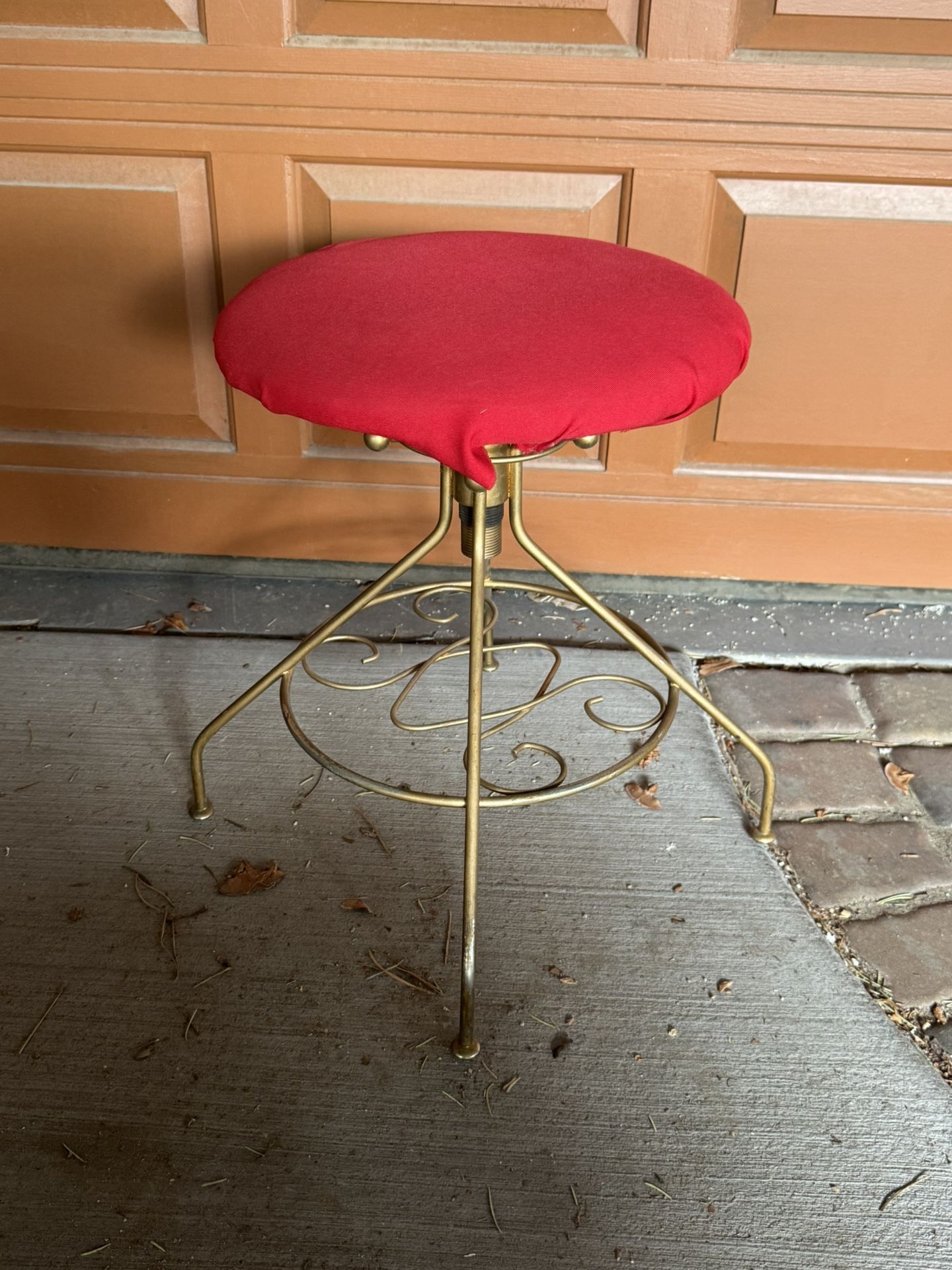 Mid Century Italian Tripod Stool