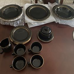 S ELITE Collection SOLITUDE BLACK 1131 FINE CHINA  JAPAN