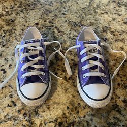 Girls Converse All Star Low Tops Size 12