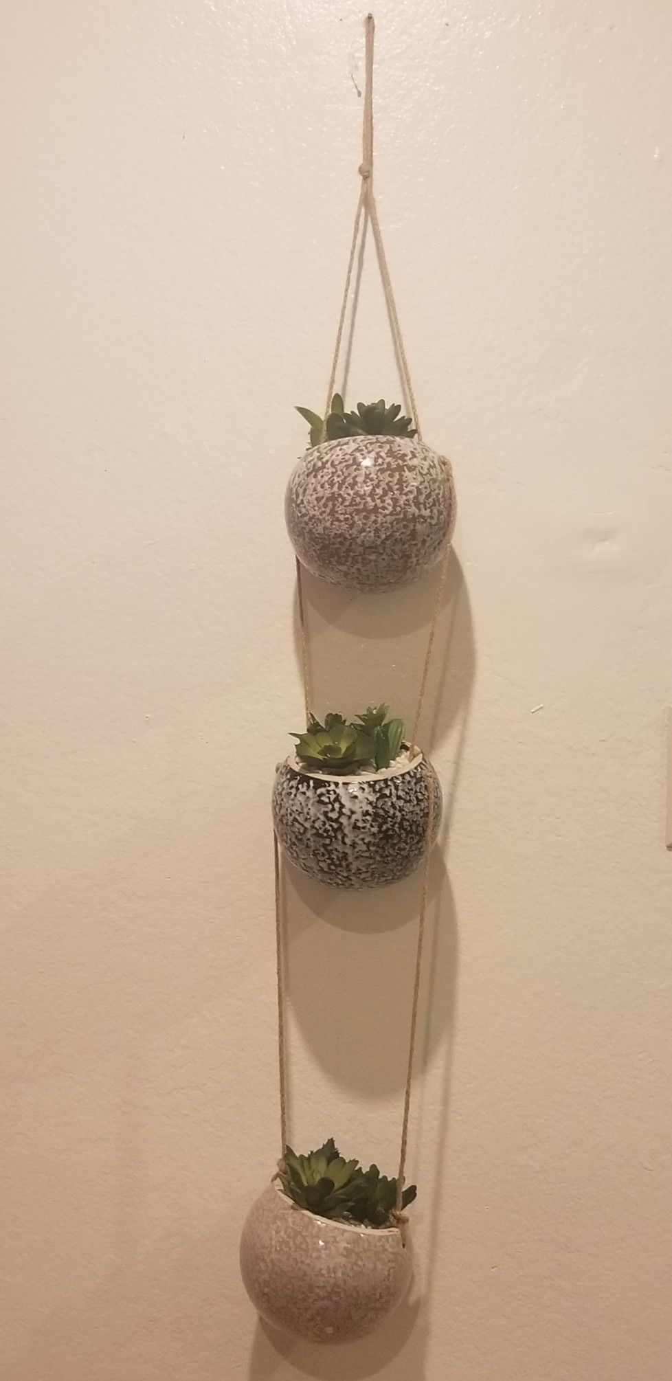 Ceramic Hanging Planter 3 Tier