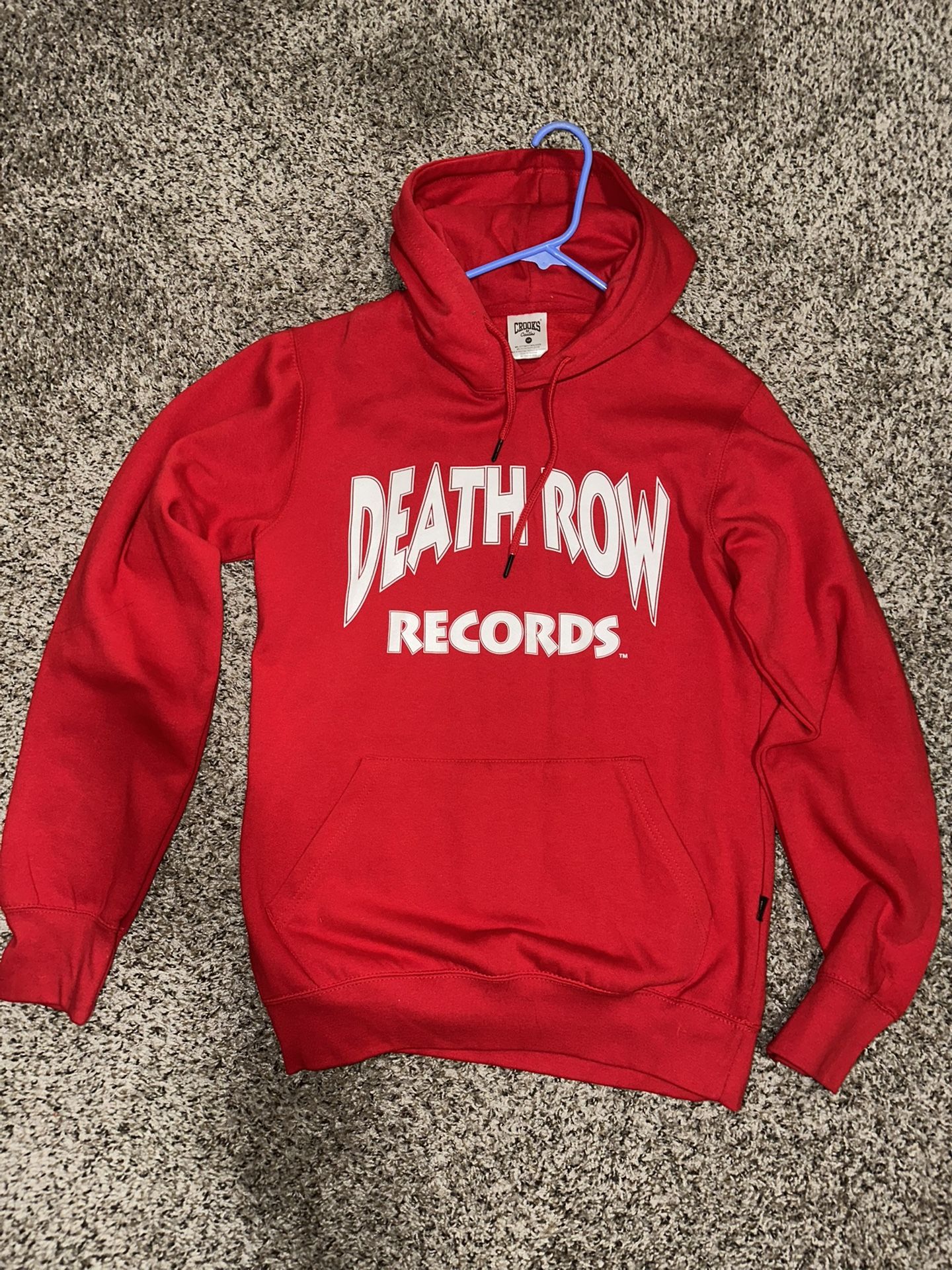 Red Death Row Hoodie Small