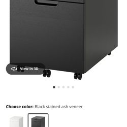 Wood Filing Cabinet 