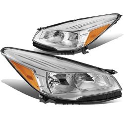 Ford Escape Headlights Chrome Amber Luces Te Frente 