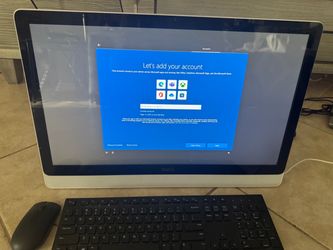 Dell Inspiron 24 Model 3455 -touchscreen,all in one computer-with keyboard and mouse
