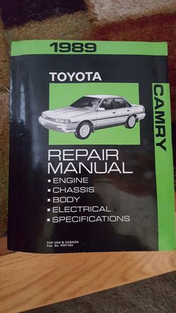 1989 Toyota Camry Repair Manual