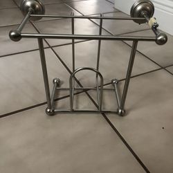 Chrome Magazine hanging Rack