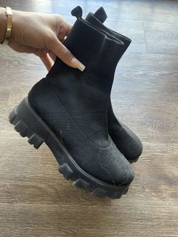 Black Sock Boots