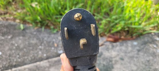 Four prong dryer plug and lead