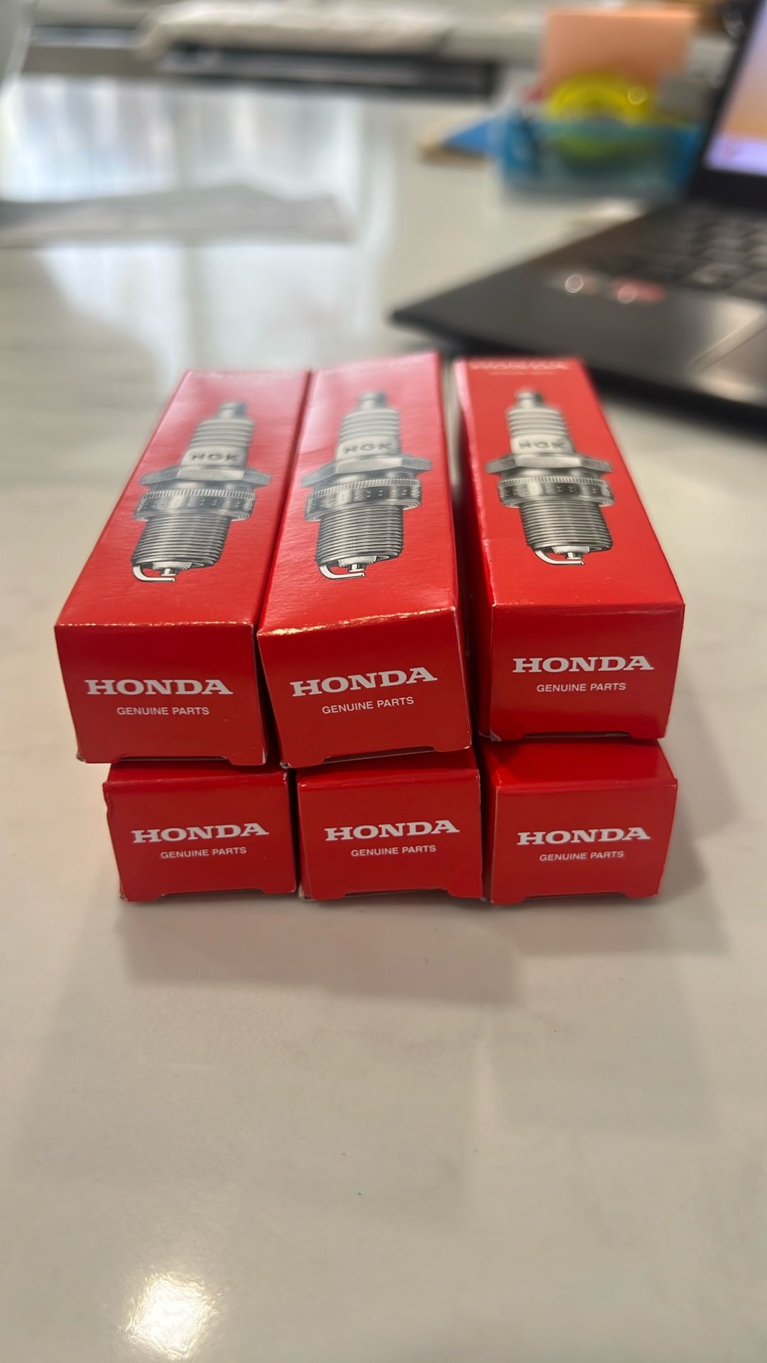 Six (6) Honda Spark Plugs 12290-R71-L01