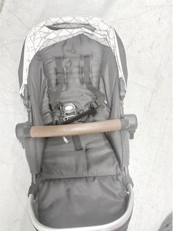 Mockingbird Black Single Stroller seat Kit SEAT & CANOPY Fabric , BAR, FRAME