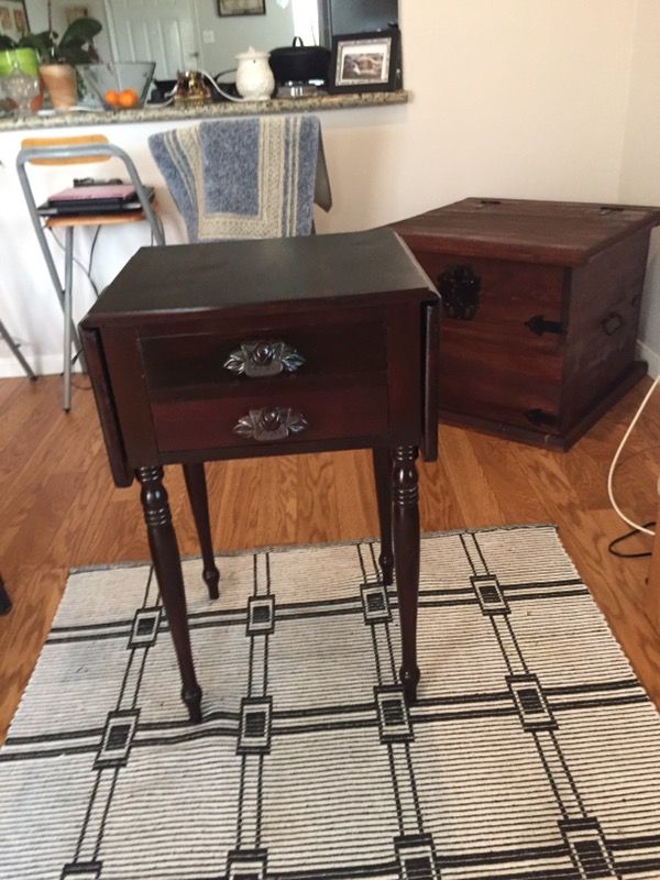 Vintage Carl Forslund 1940 S Drop Leaf Side Table For Sale In Richmond Tx Offerup