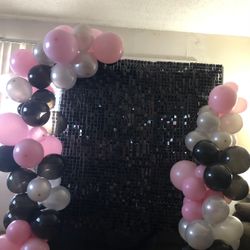Backdrop Party’s Decorations Fiestas  Black 